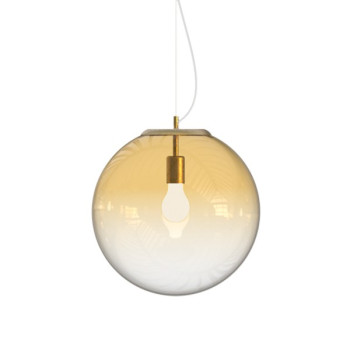 Ideal Lux Mapa Clear borostyán-króm függesztett lámpa (IDE-346564) E27 1 izzós IP20