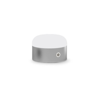 Ideal Lux Mignon nikkel-fehér LED asztali lámpa (IDE-335001) LED 1 izzós IP20