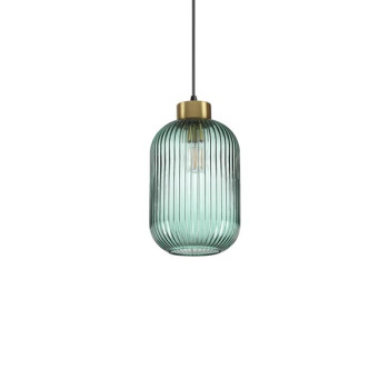 Ideal Lux Mint zöld-sárgaréz függesztett lámpa (IDE-248554) E27 1 égős IP20