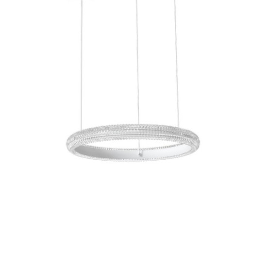 Ideal Lux Miracle fehér LED függesztett lámpa (IDE-325804) LED 1 izzós IP20