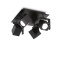 Ideal Lux Mouse fekete mennyezeti spotlámpa (IDE-156712) GU10 4 égős IP20