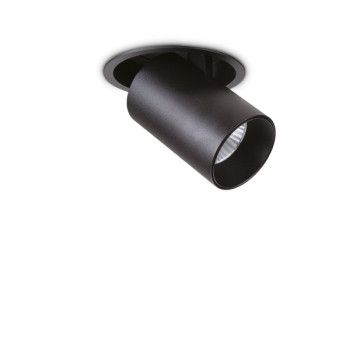 Ideal Lux Nova fekete LED beépíthető lámpa (IDE-341842) LED 1 izzós IP20