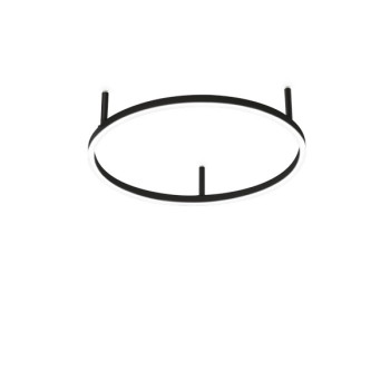 Ideal Lux Oracle Slim fekete LED mennyezeti lámpa (IDE-341903) LED 1 izzós IP20