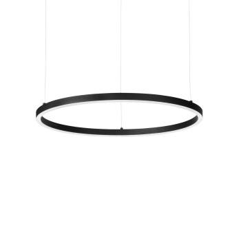 Ideal Lux Oracle Slim Round fekete LED függesztett lámpa (IDE-304397) LED 1 izzós IP20