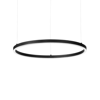 Ideal Lux Oracle Slim Round fekete LED függesztett lámpa (IDE-304441) LED 1 izzós IP20