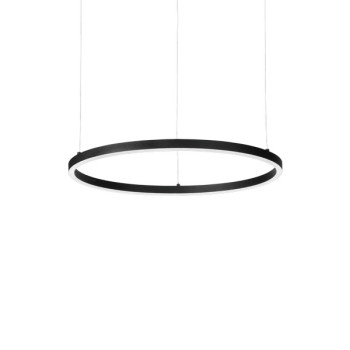 Ideal Lux Oracle Slim Round fekete LED függesztett lámpa (IDE-342009) LED 1 izzós IP20