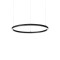 Ideal Lux Oracle Slim Round fekete LED függesztett lámpa (IDE-342023) LED 1 izzós IP20