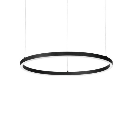 Ideal Lux Oracle Slim Round fekete LED függesztett lámpa (IDE-342047) LED 1 izzós IP20