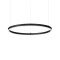 Ideal Lux Oracle Slim Round fekete LED függesztett lámpa (IDE-342108) LED 1 izzós IP20