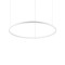 Ideal Lux Oracle Slim Round fehér LED függesztett lámpa (IDE-342139) LED 1 izzós IP20
