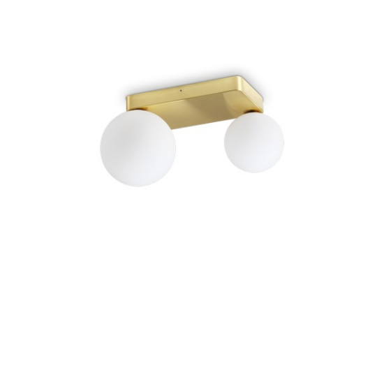 Ideal Lux Penta sárgaréz-fehér mennyezeti lámpa (IDE-314815) G9 2 izzós IP20