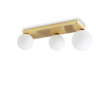 Ideal Lux Penta sárgaréz-fehér mennyezeti lámpa (IDE-314822) G9 3 izzós IP20