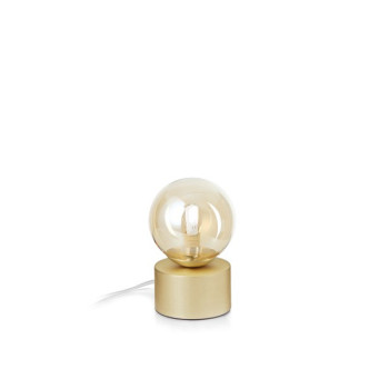 Ideal Lux Perlage sárgaréz-átlátszó asztali lámpa (IDE-317823) G9 1 izzós IP20