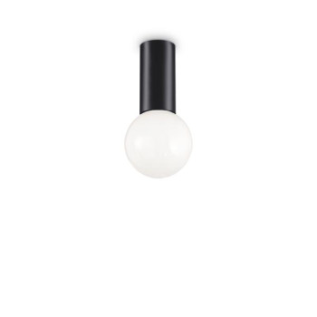 Ideal Lux Petit fehér-fekete mennyezeti lámpa (IDE-232980) E27 1 égős IP20