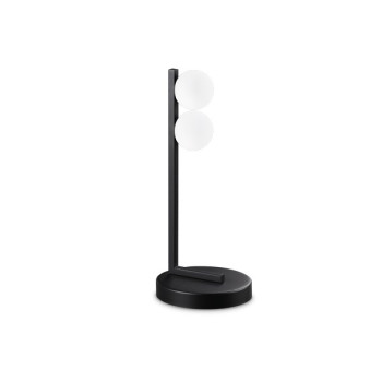Ideal Lux Ping Pong fekete-fehér LED asztali lámpa (IDE-313320) LED 2 izzós IP20