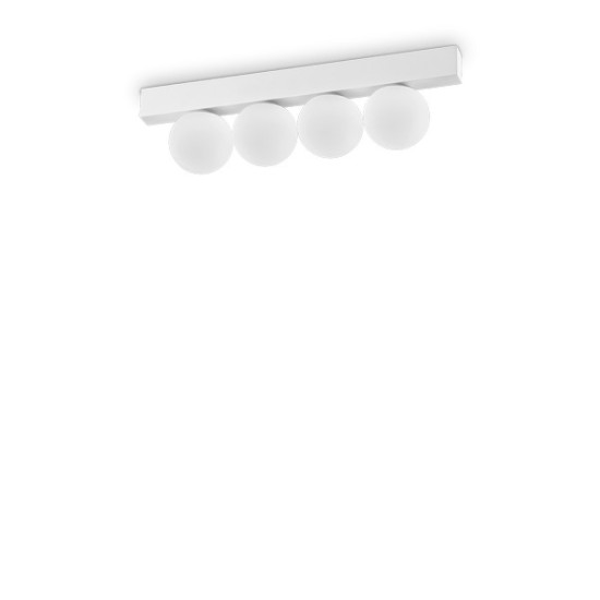 Ideal Lux Ping Pong fehér LED mennyezeti lámpa (IDE-328232) LED 4 izzós IP20