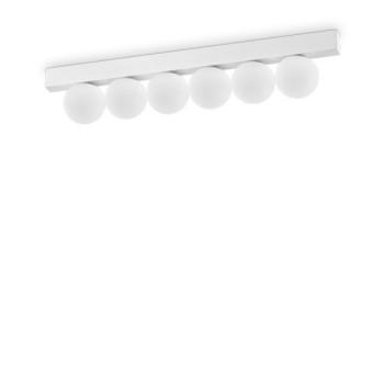 Ideal Lux Ping Pong fehér LED mennyezeti lámpa (IDE-328256) LED 6 izzós IP20