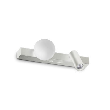 Ideal Lux Ping Pong fehér LED fali lámpa (IDE-336534) LED 2 izzós IP20