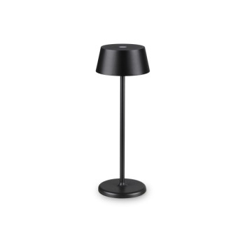 Ideal Lux Pure fekete LED kültéri asztali lámpa (IDE-311678) LED 1 izzós IP54