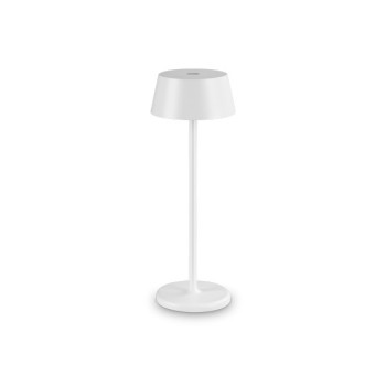 Ideal Lux Pure fehér LED kültéri asztali lámpa (IDE-311685) LED 1 izzós IP54