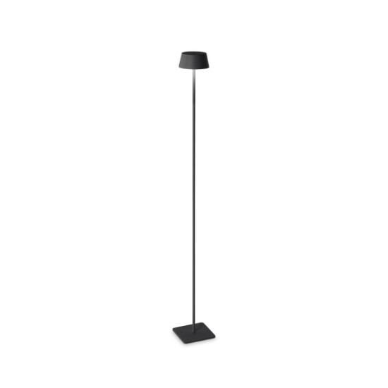 Ideal Lux Pure fekete LED kültéri asztali lámpa (IDE-328515) LED 1 izzós IP54