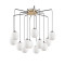 Ideal Lux Rhapsody fehér-fekete csillár (IDE-236957) G9 12 izzós IP20