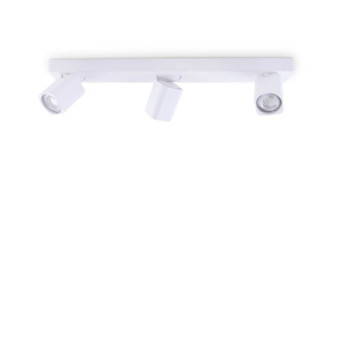 Ideal Lux Rudy fehér mennyezeti spotlámpa (IDE-294810) GU10 3 izzós IP20