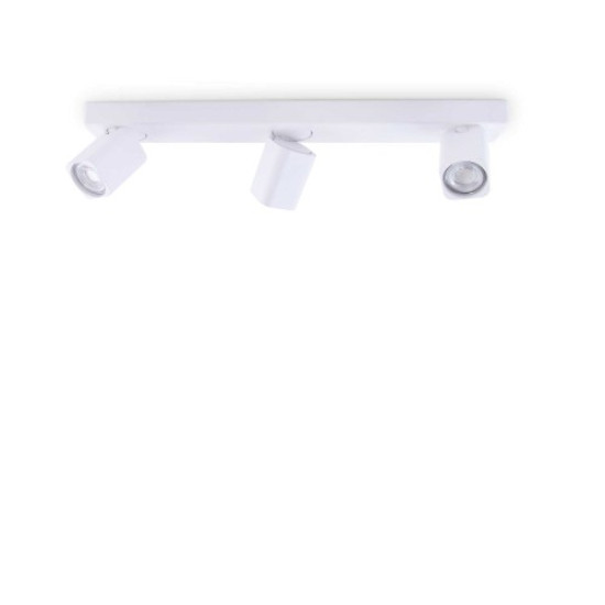 Ideal Lux Rudy fehér mennyezeti spotlámpa (IDE-294810) GU10 3 izzós IP20
