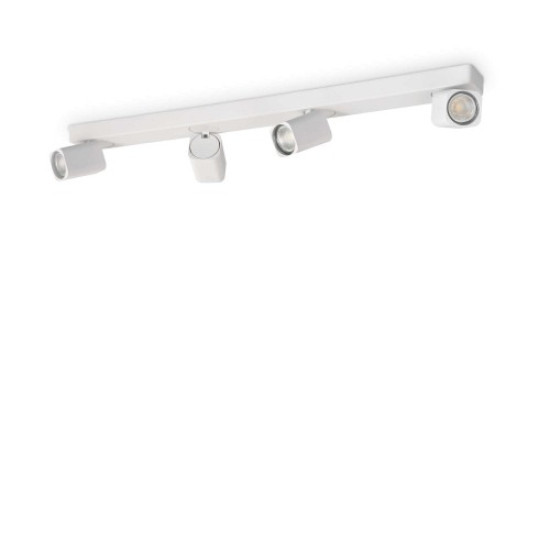 Ideal Lux Rudy fehér mennyezeti spotlámpa (IDE-294827) GU10 4 izzós IP20