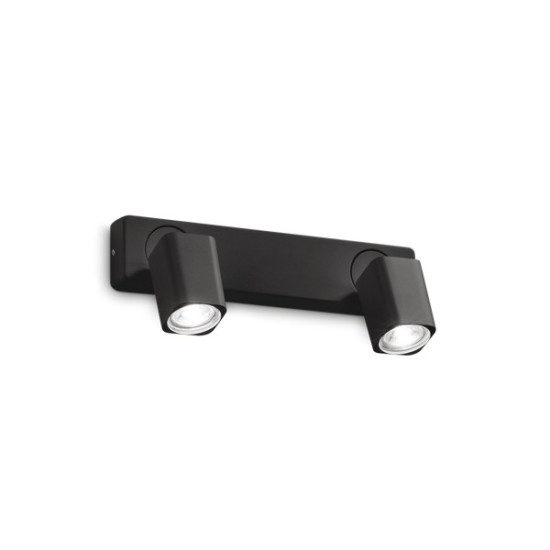 Ideal Lux Rudy fekete falikar (IDE-321509) GU10 2 izzós IP20