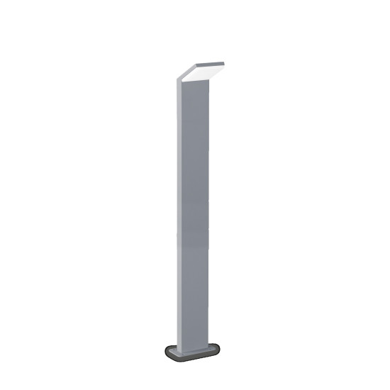 Ideal Lux Style szürke-fehér LED kültéri állólámpa (IDE-322353) LED 1 izzós IP54