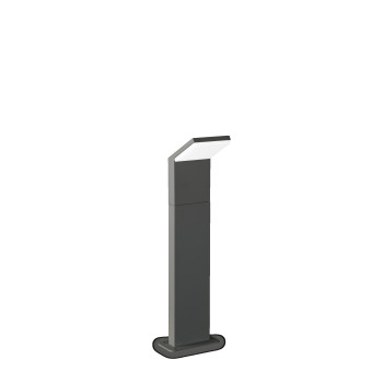 Ideal Lux Style szürke-fehér LED kültéri állólámpa (IDE-322612) LED 1 izzós IP54