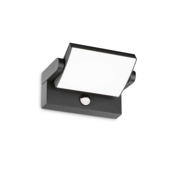 Ideal Lux Swipe antracit-fehér LED kültéri fali lámpa (IDE-287713) LED 1 izzós IP54