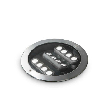 Ideal Lux Taurus fekete-átlátszó falba/talajba építhető LED kültéri lámpa (IDE-277035) LED 1 izzós IP67