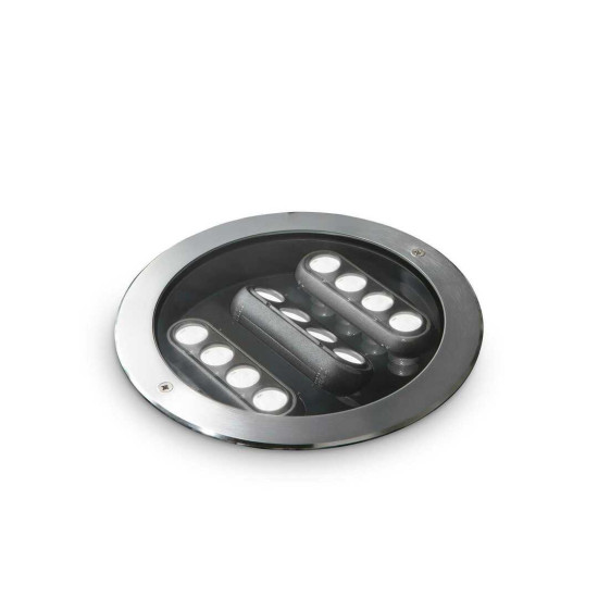 Ideal Lux Taurus fekete-átlátszó falba/talajba építhető LED kültéri lámpa (IDE-277035) LED 1 izzós IP67