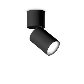 Ideal Lux Toby fekete mennyezeti spotlámpa/fali lámpa (IDE-271545) GU10 1 égős IP20