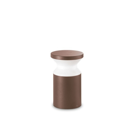 Ideal Lux Torre barna-fehér kültéri állólámpa (IDE-321981) E27 1 izzós IP44