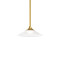 Ideal Lux Tristan arany-átlátszó LED függesztett lámpa (IDE-256443) LED 1 izzós IP20