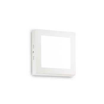 Ideal Lux Universal Square fehér LED mennyezeti/fali lámpa (IDE-138633) LED 1 égős IP20
