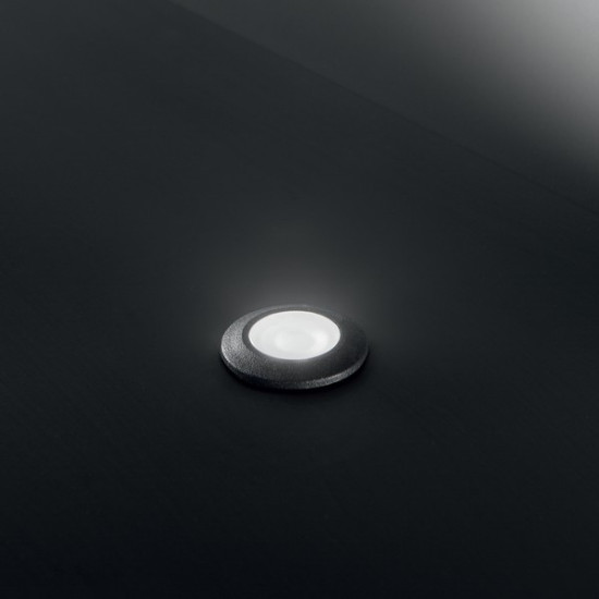 Ideal Lux Way fekete-átlátszó falba/talajba építhető kültéri lámpa (IDE-269726) G9 1 izzós IP67