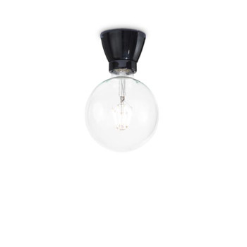 Ideal Lux Winery fekete mennyezeti lámpa (IDE-155142) E27 1 égős IP20