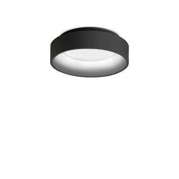 Ideal Lux Ziggy fekete LED mennyezeti lámpa (IDE-293769) LED 1 égős IP20
