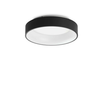 Ideal Lux Ziggy fekete LED mennyezeti lámpa (IDE-307206) LED 1 égős IP20