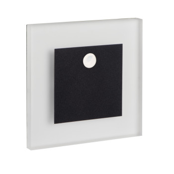 Kanlux Apus fekete LED mozgásérzékelős lépcsővilágító lámpa (KAN-29857) LED 1 izzós IP20