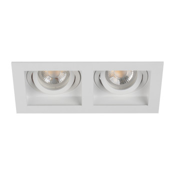 Kanlux Aret 2xDTL fekete beépíthető dekorációs keret (KAN-38367) Gx5,3/GU10 2 izzós IP20