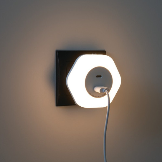 Kanlux Bola fehér LED konnektorba dugható lámpa (KAN-37397) LED 1 izzós IP20