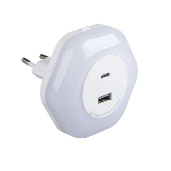 Kanlux Bola fehér LED konnektorba dugható lámpa (KAN-37397) LED 1 izzós IP20