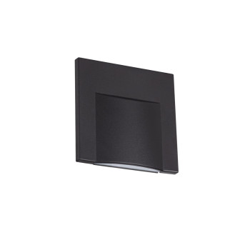 Kanlux Erinus L fekete LED lépcsővilágító lámpa (KAN-33332) LED 1 izzós IP20