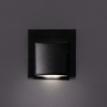 Kanlux Erinus L fekete LED lépcsővilágító lámpa (KAN-33333) LED 1 izzós IP20