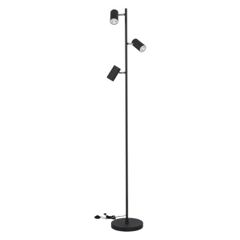 Kanlux Evalo FL fekete állólámpa (KAN-35788) GU10 3 izzós IP20